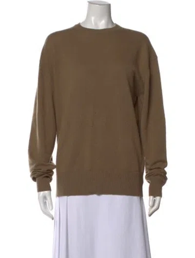 Pre-owned Totême Cashmere Crew Neck Sweater In Neutrals