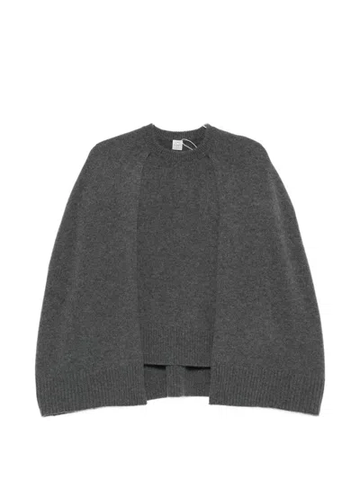 Totême Cashmere Crewneck Jumper In Gray