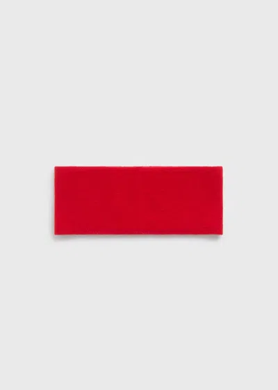Totême Cashmere Headband Poppy In Red
