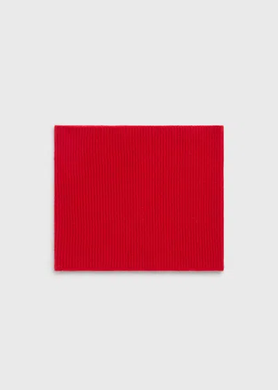 Totême Cashmere Neck Warmer Poppy In Red
