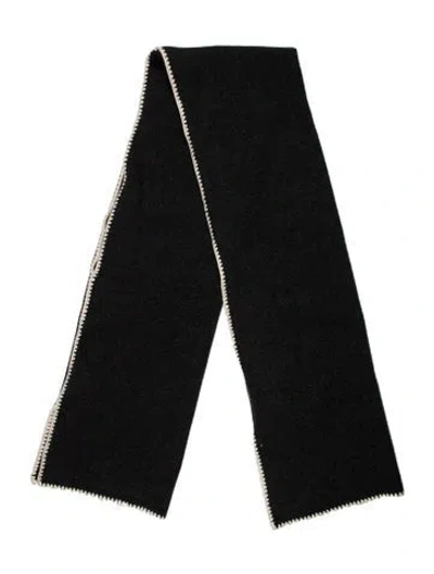 Pre-owned Totême Cashmere Printed Scarf In Gray