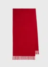 Totême Cashmere Scarf Red In Red