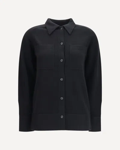 Totême Cashmere Shirt In Black
