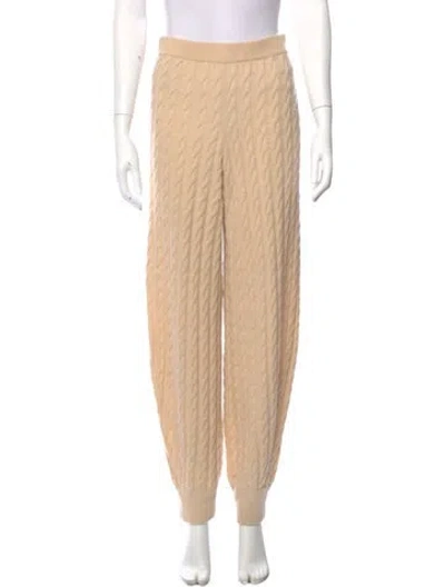 Pre-owned Totême Cashmere Skinny Leg Pants In Neutral