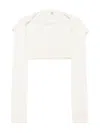 Totême Toteme Cashmere Sleeved Scarf In White