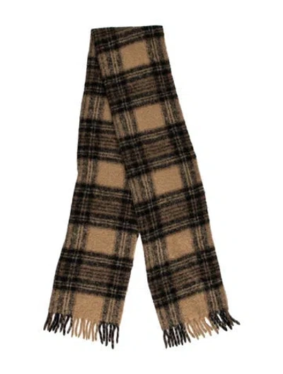 Pre-owned Totême Cashmere Striped Scarf In Neutral