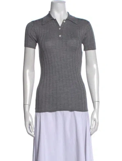 Pre-owned Totême Cashmere Sweater In Grey