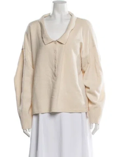 Pre-owned Totême Cashmere Sweater In Neutral