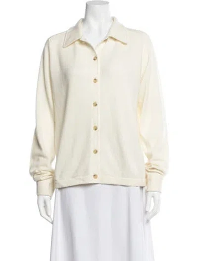 Pre-owned Totême Cashmere Sweater In Neutrals/yellow
