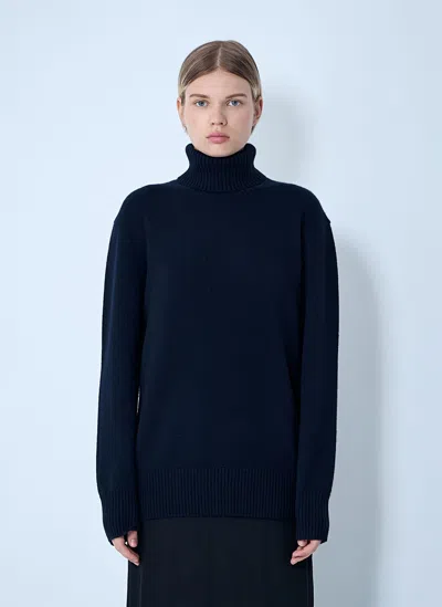 Totême Cashmere Turtleneck In Blue
