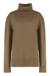 Totême Cashmere Turtleneck Pullover In Brown