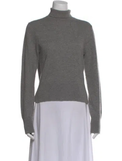 Pre-owned Totême Cashmere Turtleneck Sweater In Gray