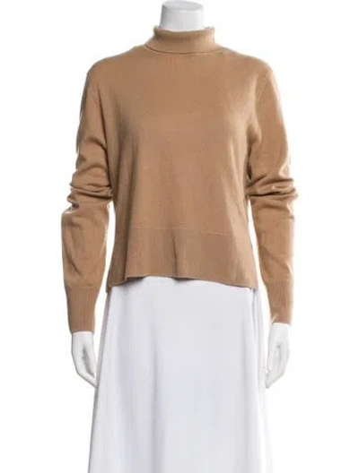 Pre-owned Totême Cashmere Turtleneck Sweater In Neutral