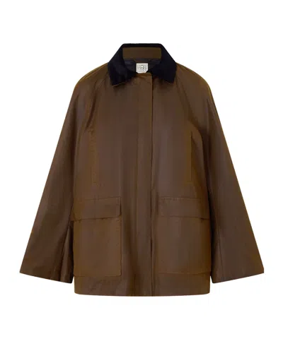Totême Country Jacket In Brown