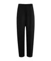 Totême Casual Pants With Belt Loops In Black