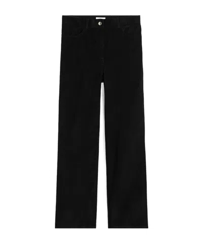 Totême Casual Pants With Belt Loops In Black