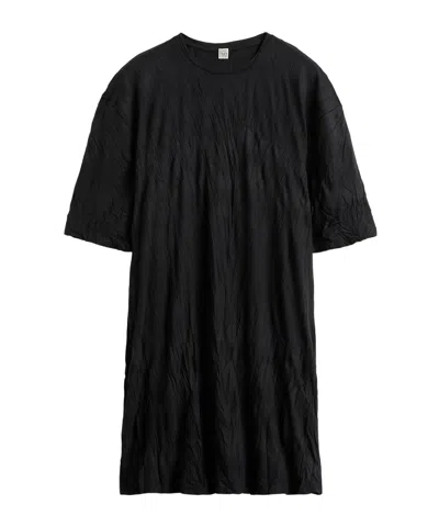 Totême Casual T-shirt Dress In Black