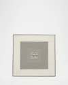 Totême Centered Monogram Silk Square Scarf