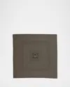 Totême Centered Monogram Silk Square Scarf