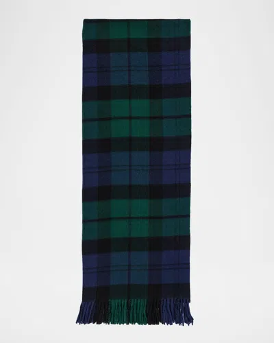 Totême Checked Cashmere And Wool Scarf