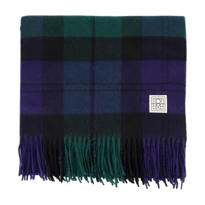 Totême Toteme Checked Cashmere Scarf In Multi
