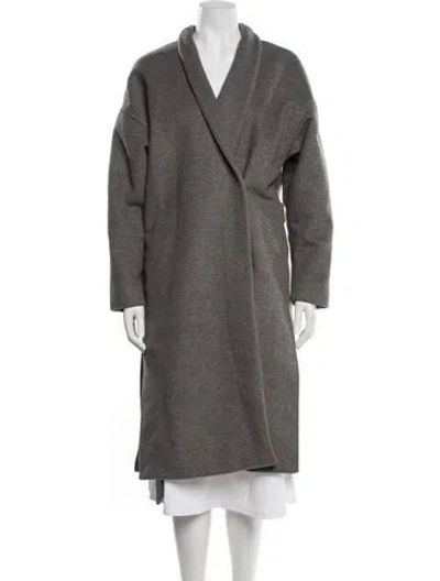 Pre-owned Totême Chelsea Coat Wool Jacket In Gray