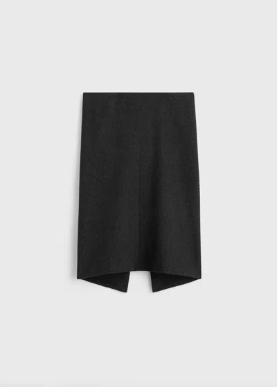 Totême Toteme Chic Twill Suit Skirt In Black