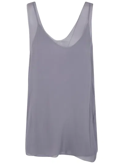 Totême Chiffon Slip Top In Gray