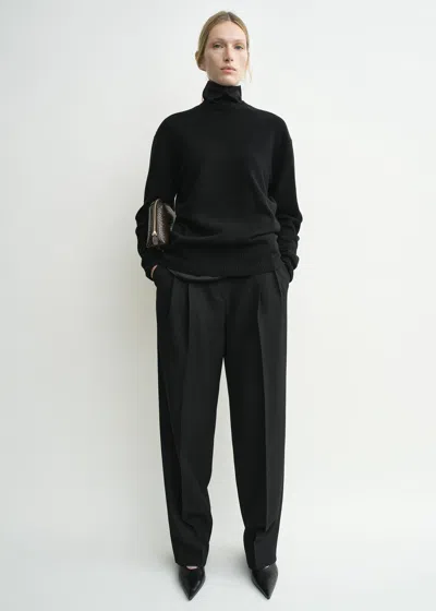 Totême Classic Cashmere Crew Knit Black