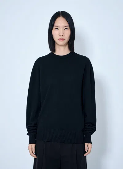 Totême Classic Cashmere Crew Knit In Black