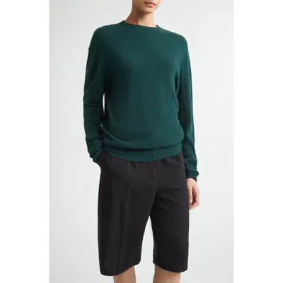 Totême Toteme Classic Cashmere Crewneck Sweater In Green