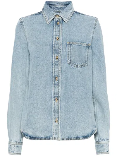 TOTÊME CLASSIC-COLLAR DENIM SHIRT