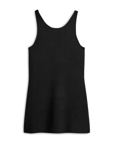 Totême Classic Compact Knit Tank In Black