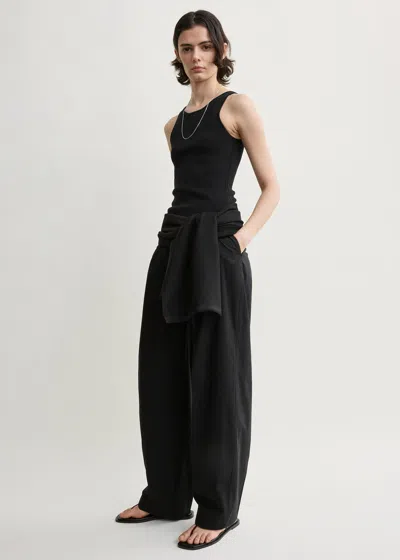 Totême Classic Compact Knit Tank Black