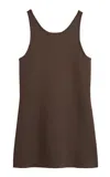 Totême Toteme Classic Compact Knit Tank Top In Brown