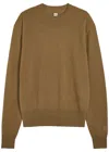 Totême Toteme Classic Crew-neck Cashmere Jumper In Brown