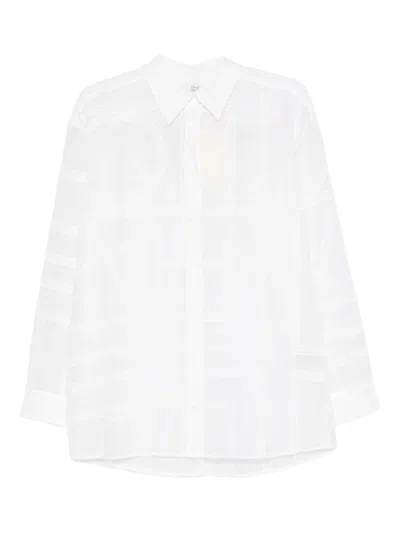 TOTÊME TOTEME CLASSIC CROCHET SHIRT