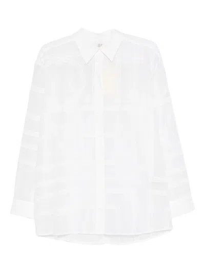 TOTÊME TOTEME CLASSIC CROCHET SHIRT
