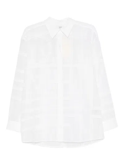 TOTÊME TOTEME CLASSIC CROCHET SHIRT