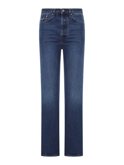 Totême Classic Cut Denim Full Length Dark Blue