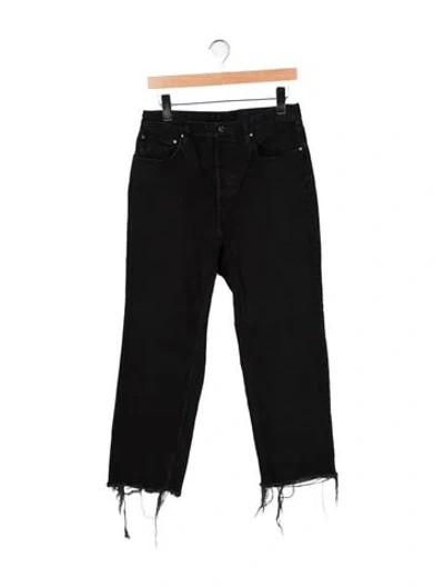 Pre-owned Totême Classic Cut Denim Straight Leg Jeans In Black