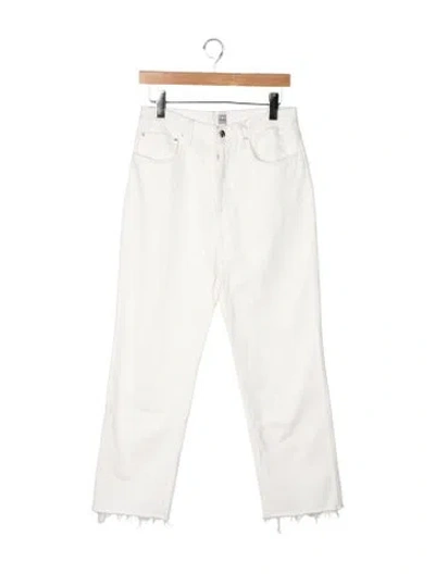 Pre-owned Totême Classic Cut Straight Leg Pants In Neutrals