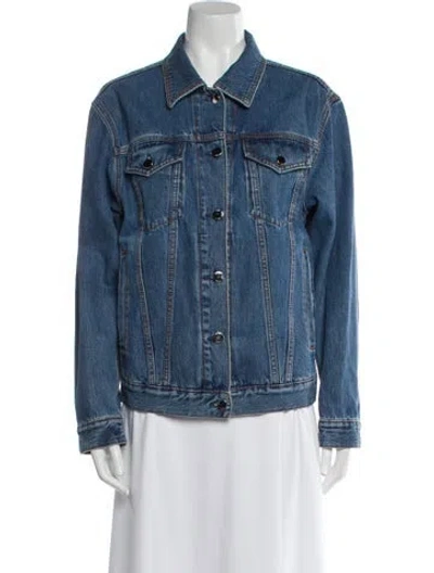 Pre-owned Totême Classic Denim Jacket Denim Jacket In Blue