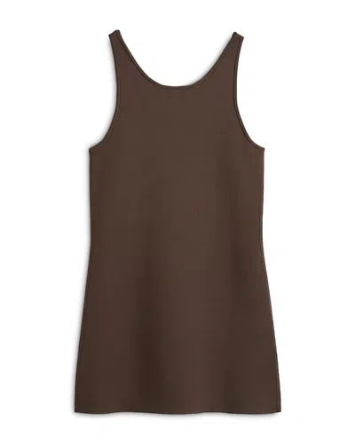 Totême Classic Knit Tank Top In Brown