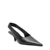 Totême Classic Leather Slingbacks In Blue