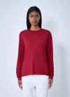 Totême Classic Long-sleeve Top In Red