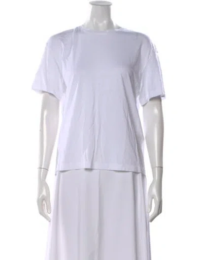 Pre-owned Totême Classic Tee Crew Neck T-shirt In White