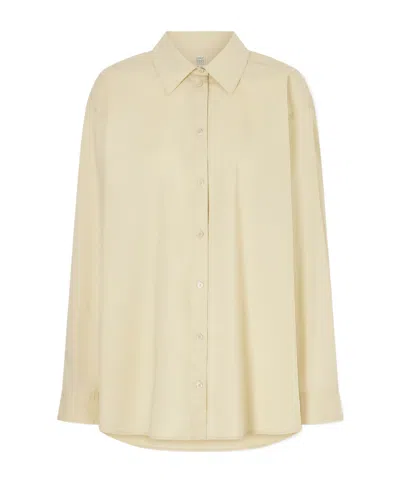 Totême Classic Tumbled Shirt In Brown