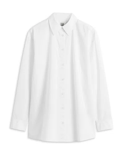 Totême Classic Tumbled Shirt In White