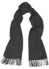 Totême Toteme Classic Wool Scarf In Grey